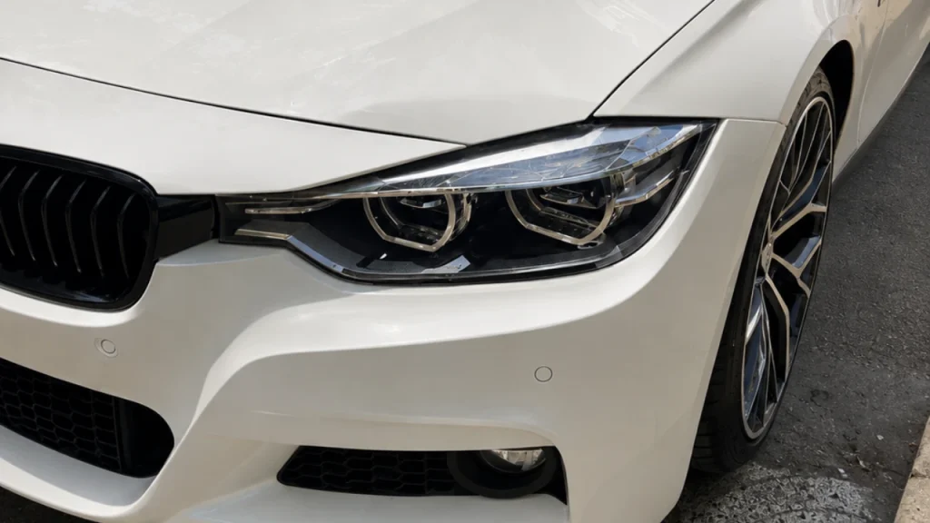 صافکاری بدون رنگ BMW سپر و کاپوت بعد